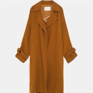 Zara Woman mustard Outerwear